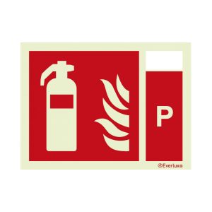 Fire extinguisher powder ID
