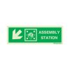 Assembly station sideways left down