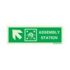 Assembly station sideways left up