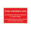 Crew members only