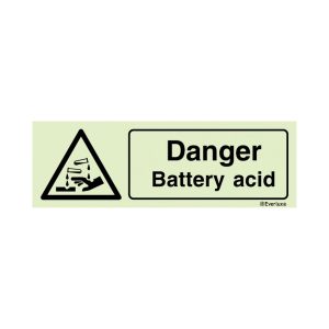 danger battery acid