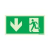 Evacuation route left down
