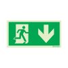 Evacuation route right down