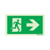 Evacuation route right horizontal