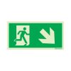 evacuation route sideways right down