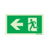 Evacuation route left