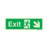Exit sideways right down