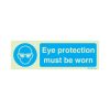 Eye protection must be worn