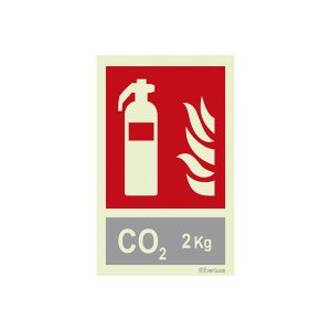 Integrated co2 2 kg fire extinguisher