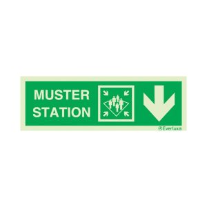Muster station right down
